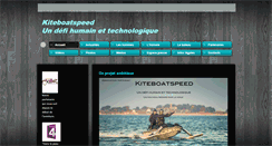 Desktop Screenshot of kiteboatspeed.com